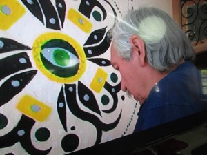 le trait, le point : bases du travail de Denis Martinez